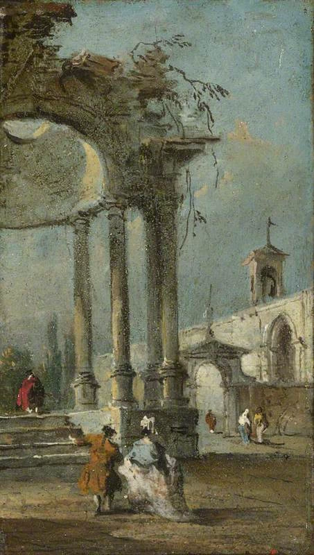 Capriccio con rovine - National Gallery, London